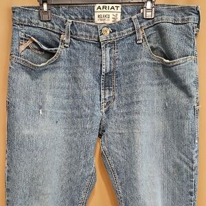 Ariat Men's Relaxed Straight-Leg Jeans in Faded Blue